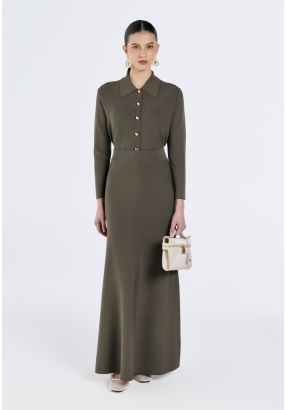 Knitted A- Line Skirt