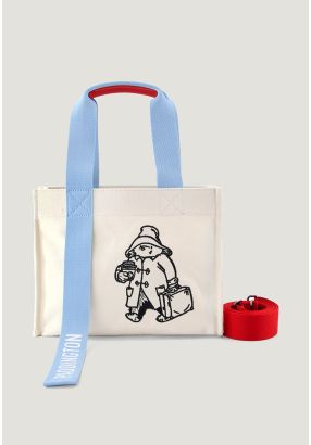 Bear Embellished Tote Bag