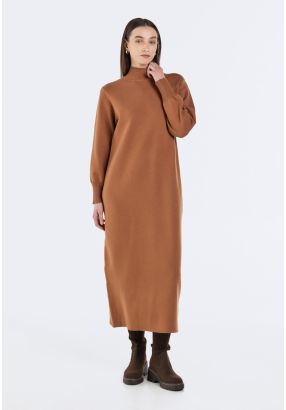 Solid Knitted Dress