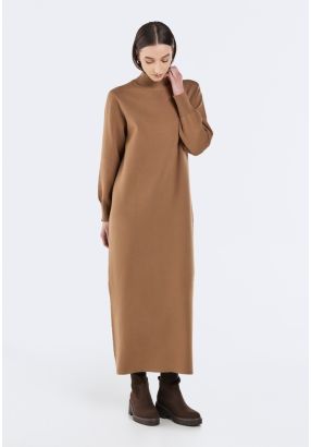 Solid Knitted Dress
