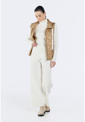 Drawstring Waist Knitted Trousers