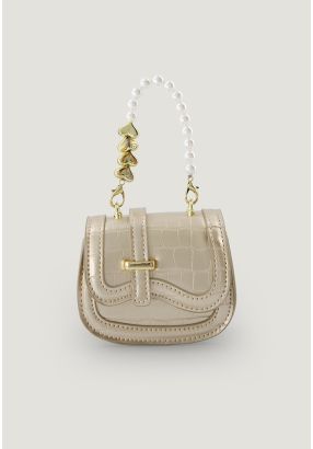 Metallic Micro Crossbody Bag