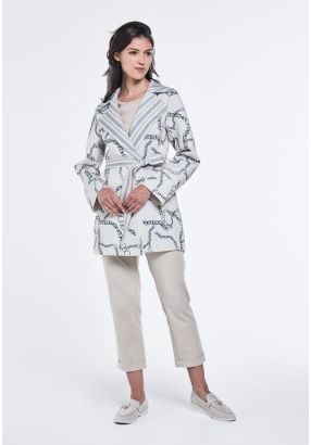 Solid Folded Hem Trousers