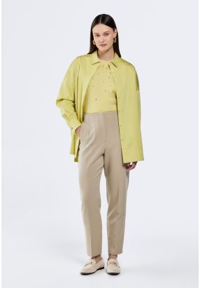 Solid Seam Detail Trousers