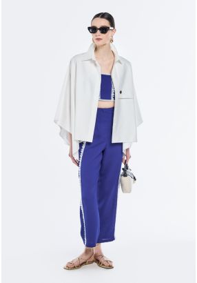 Lace Embellished Trousers