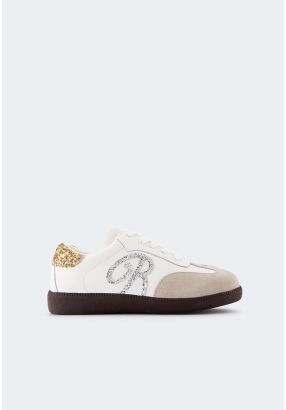 Glitter Suede Sneakers