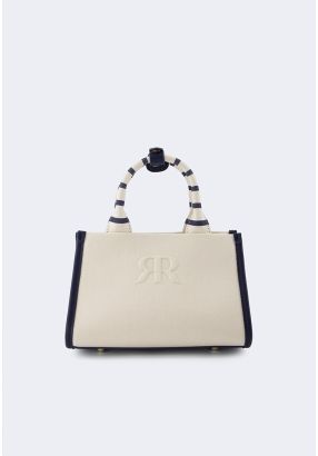 Knitted Contrast Handbag