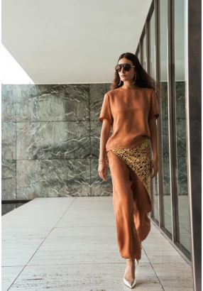 Solid Straight Cut Trousers