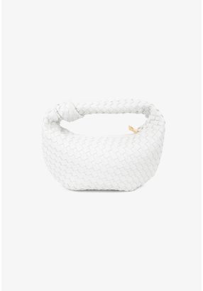 Classic Solid Woven Handbag