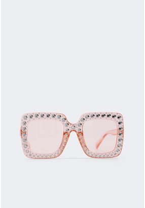 Square Crystal Sunglasses