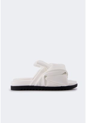 PU Leather Bow Flats