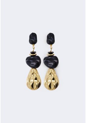 Gemstones Long Earrings