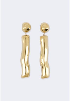 Sleek Metallic Earrings