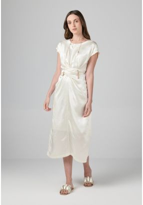 Overlap Waist Detailed Dress- Ramadan Style