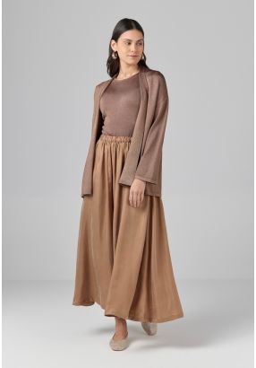 Round Neck Sleeveless Lurex Dress