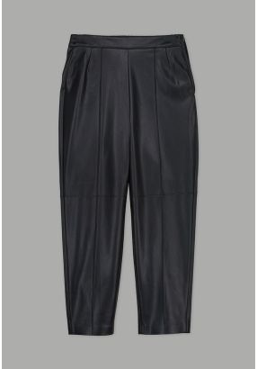 Basic PU Leather Trousers