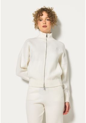 Knitted Zipped Jacket