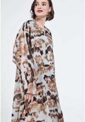 Tie Dye Oversized Long Shirt