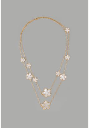 Floral Opera Necklace