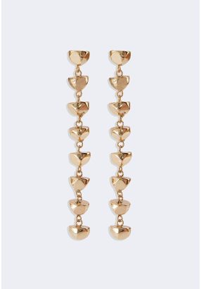 Long Metallic Earrings