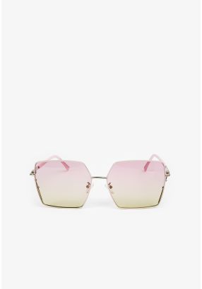 Gradient Oversize Square Sunglasses