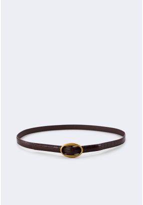 Textured Slim Belt