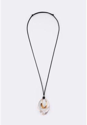 Abstract Metallic Necklace