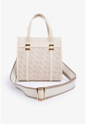Printed Monogram Hand Bag