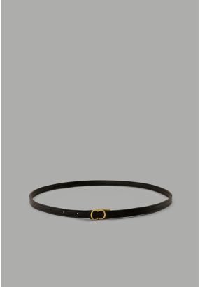 Slim Monogram Buckle Belt