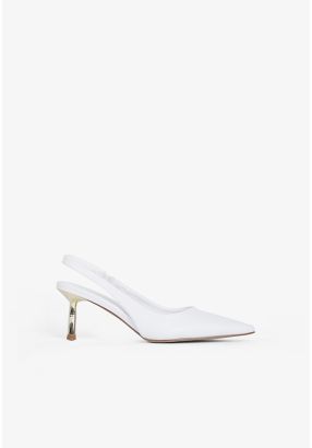 Classic PU Leather Slingback Pumps