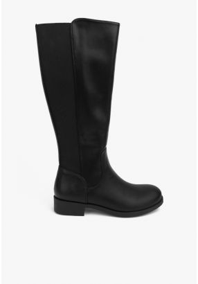 Elastic Below Knee Boots