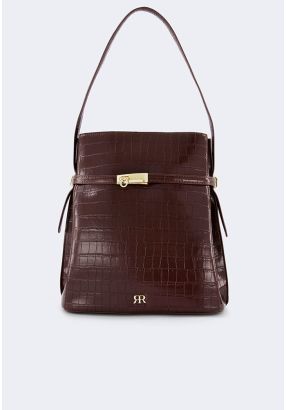 Textured Shoulder Bag