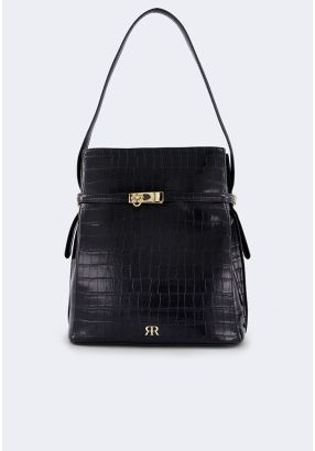 Textured Shoulder Bag