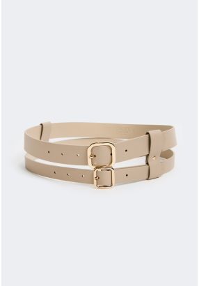 Solid Double Strap Belt