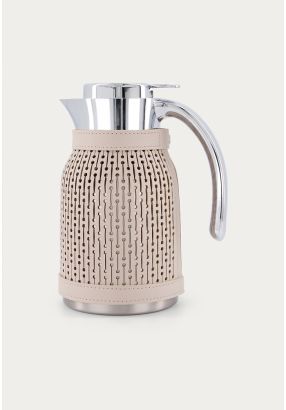 Vacuum Flask With Leather Cover 1L