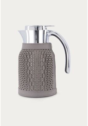Vacuum Flask With Leather Cover 1L