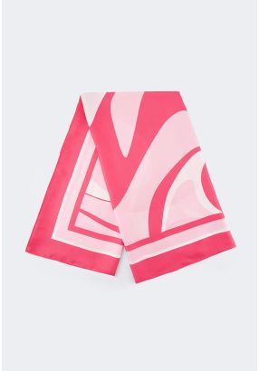 Vibrant Printed Square Scarf