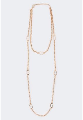 Long Monogram Necklace