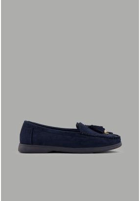 Tassel Suede Loafers
