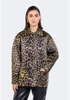 Multipacket Leopard Print Jacket