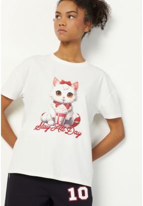 Oversize Printed T Shirt