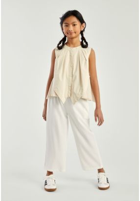 Solid Straight Leg Pants