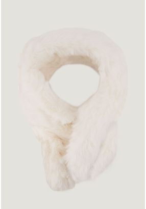 Solid Faux Fur Scarf