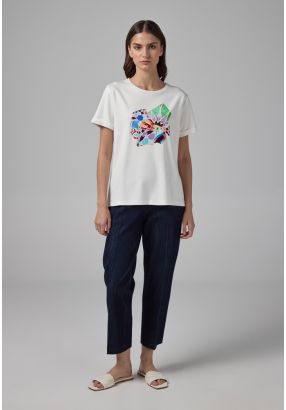 Straight Legs Basic Denim Trousers