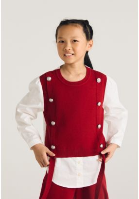 Knitted Bodice Shirt