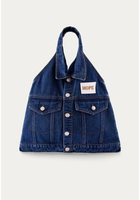 Vest Shaped Denim Handbag