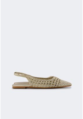 Pointed Toe Metallic Flats