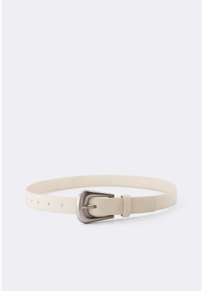 Matte Buckle Belt
