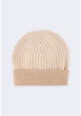 Contrast Knitted Beanie