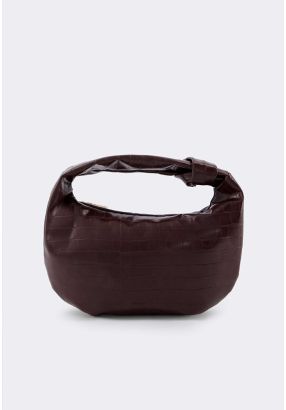 Allegator Textured Handbag